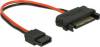 DELOCK Cable SATA 15pin  SATA 6pin, 10 cm